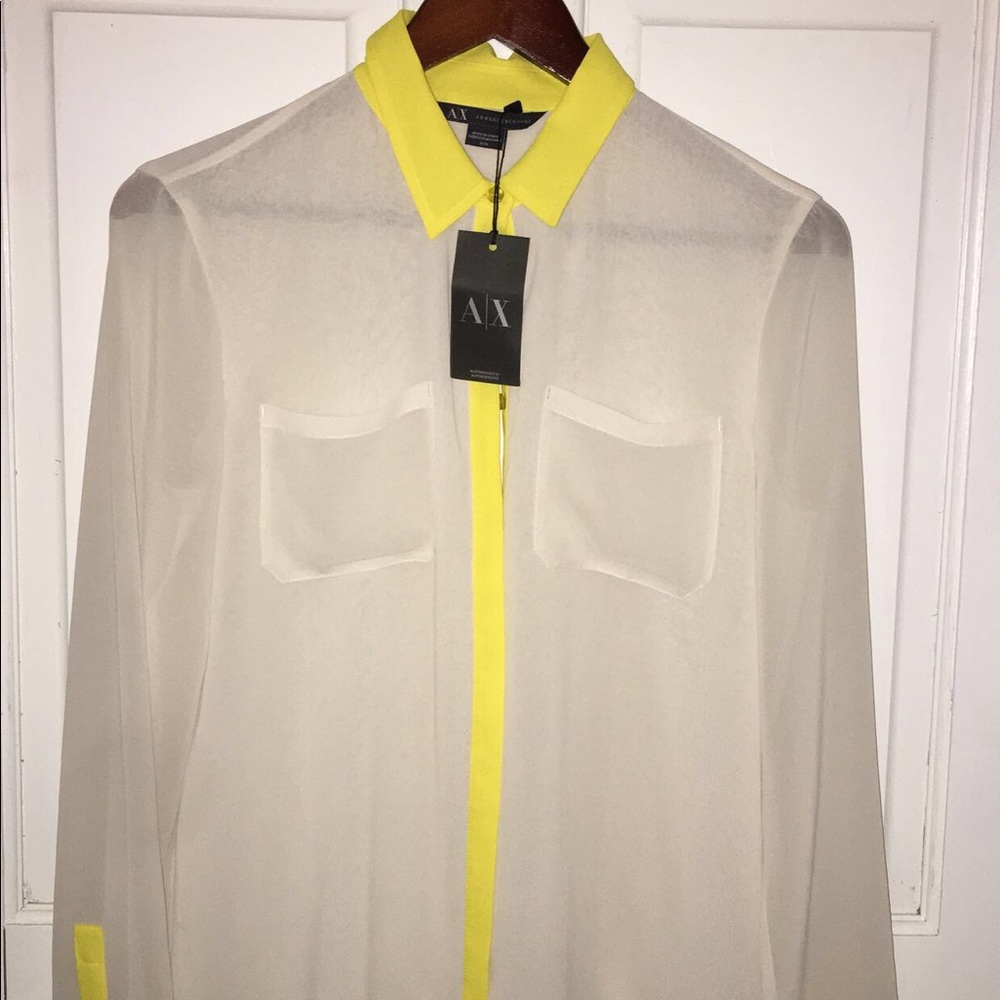 collard long sleeve armani